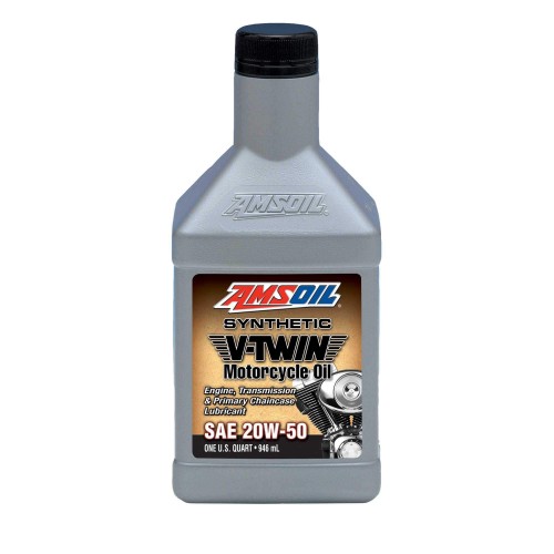 AMSOIL 20W50 SYNTHETIC V-TWIN MOTORCYCLE OIL 0,946L