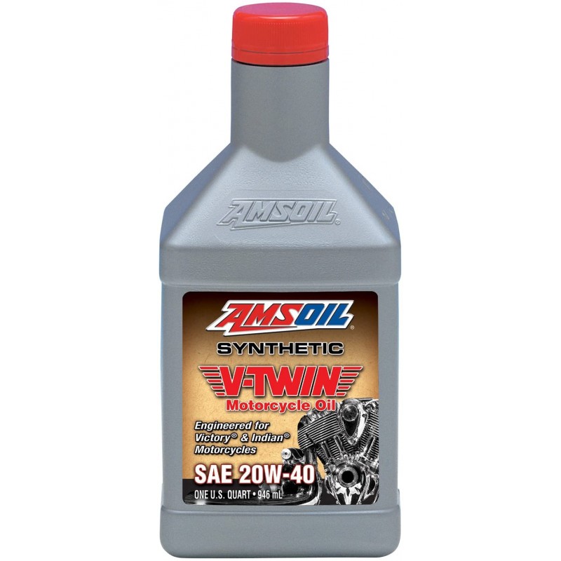AMSOIL 20W40 SYNTHETIC V-TWIN MOTORCYCLE OIL 0,946L