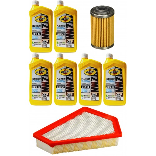 PENNZOIL 5W30 6L + FILTRY CADILLAC CTS 3,0 10-14