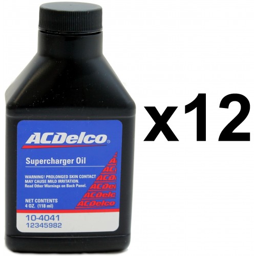ZESTAW ACDELCO SUPERCHARGER OIL (0,118L) (10-4041) (12 SZT)