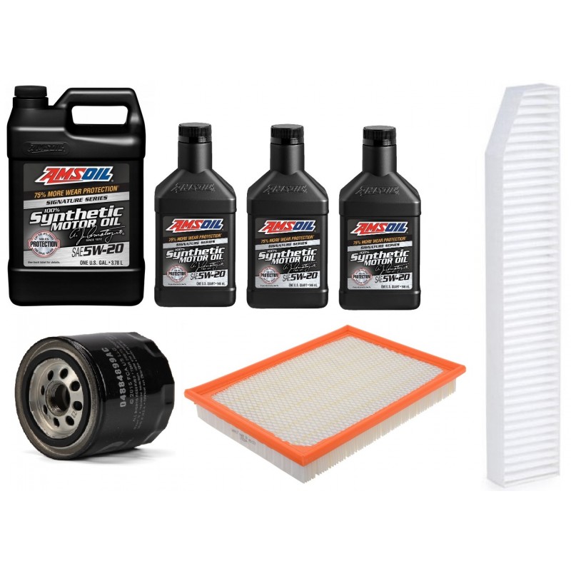 AMSOIL 5W20 ALM 6,6L + FILTRY JEEP GRAND CHEROKEE 5,7 2010