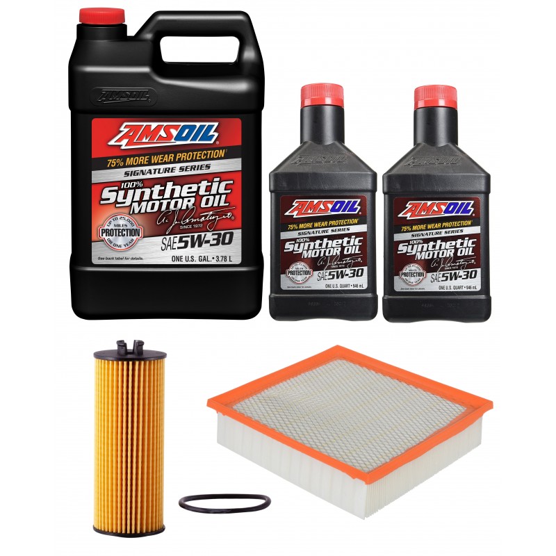 AMSOIL 5W30 ASL 5,67L + FILTRY JEEP GRAND CHEROKEE 3,6 11-12