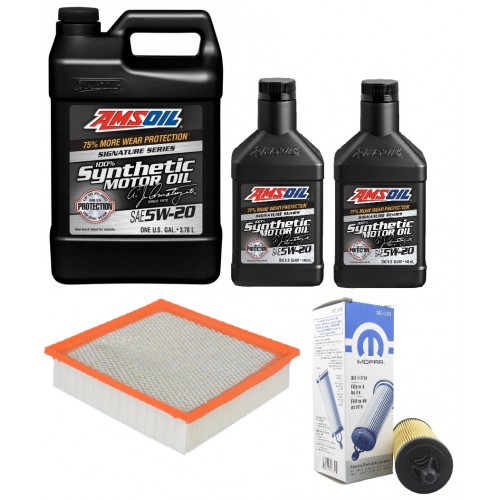 AMSOIL 5W20 ALM 5,72L+ FILTRY JEEP GRAND CHEROKEE 3,6 14-15